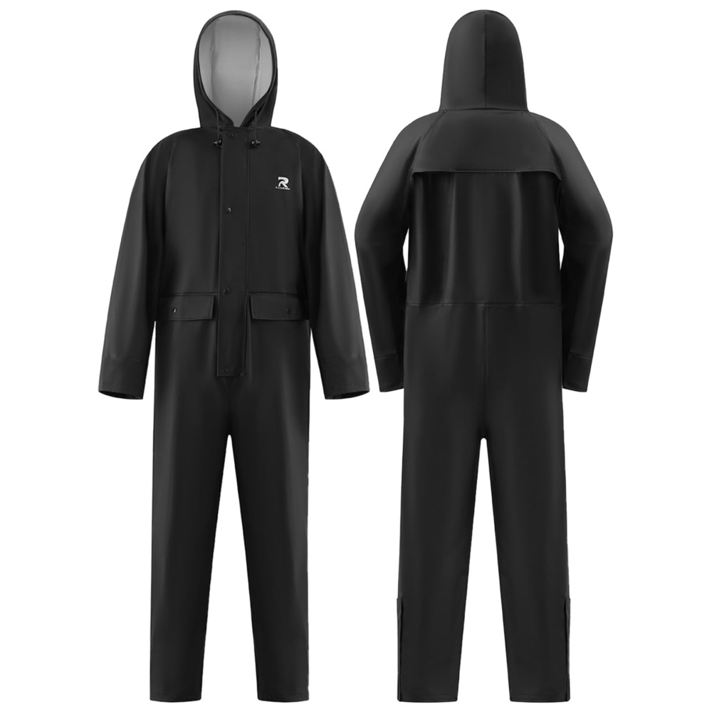 RainRider Rain Suit Unisex Waterproof One Piece Coverall Workwear Size Large